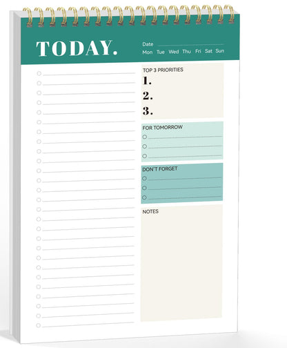 Forvencer To Do List Notepad (6.5 x9.8), To Do List Notebook for Work