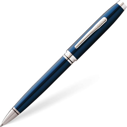 Cross Coventry Blue Lacquer Ballpoint Pen, Medium Point, Black Ink