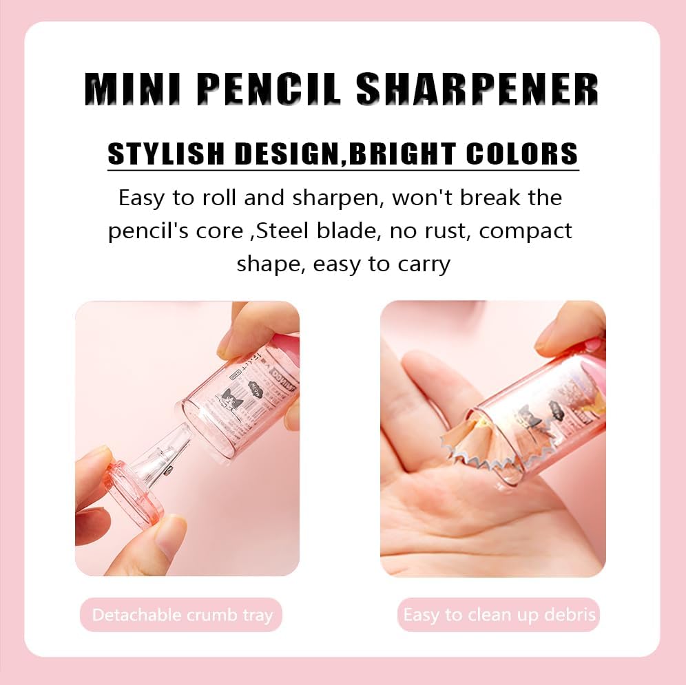 4Pcs Cute Stationery Set,Kawaii School Supplies
