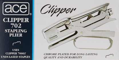 Advantus Ace Chrome Clipper Stapler 702 Stapling Plier