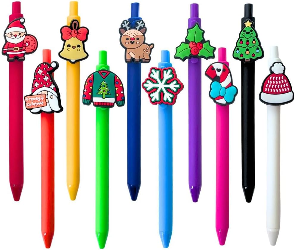 YJ PREMIUMS 10PC Music Pens Song Writing Pen Musical Instruments Lyrics Rhythm Guitar Violin Drums Office Supply Recital Gifts For Music Lovers Choirmates Piano Teacher Students Bandmates Musicians