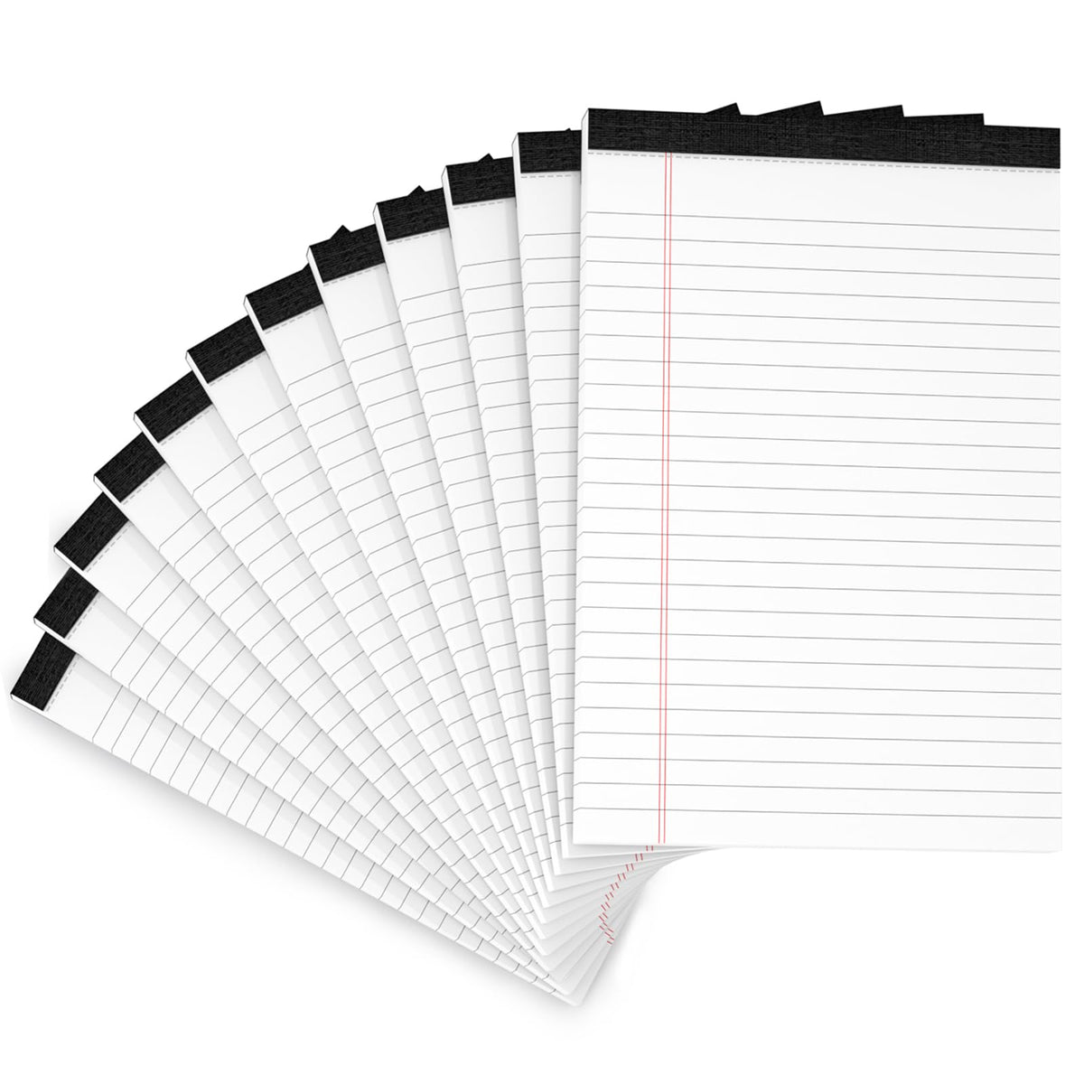 12 Pack Note Pads 5x8 Small Legal Pads White Notepads 5x8 Inch Paper Pads
