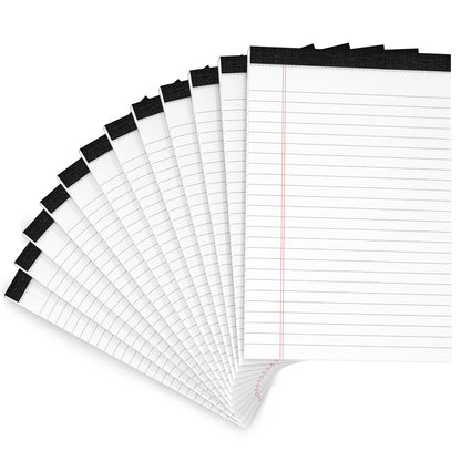 12 Pack Note Pads 5x8 Small Legal Pads White Notepads 5x8 Inch Paper Pads
