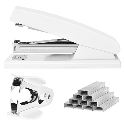 Stapler 25 Sheet Capacity with 1000 Staples and Staple Remover, Black