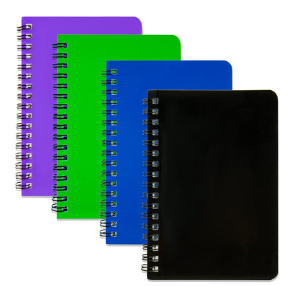 YiHenTiezz 8Pack Beige Small Spiral Notebook 4.2"x 6.1" Pocket Notepad