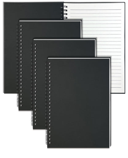 6Pack Spiral Notebook, 5.7x8.3” Small Notebooks for Work 120 Page Note Pads