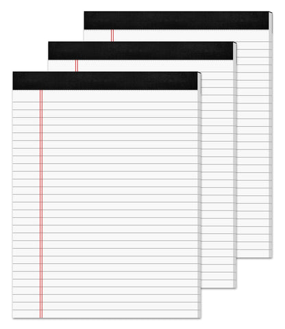 12 Pack Note Pads 5x8 Small Legal Pads White Notepads 5x8 Inch Paper Pads