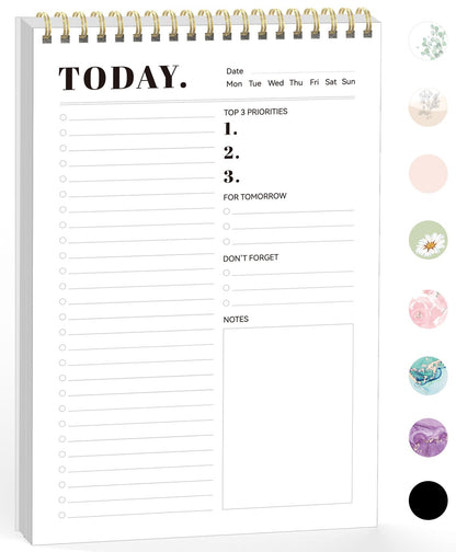 Forvencer To Do List Notepad (6.5 x9.8), To Do List Notebook for Work