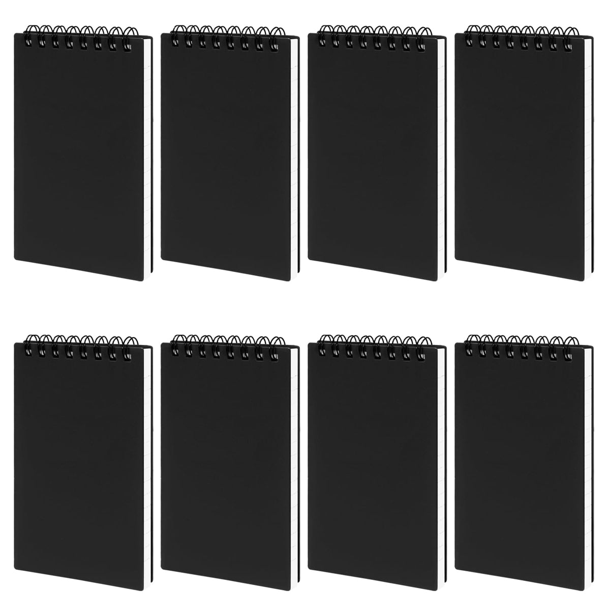 12 Pack 3x5" Mini Notebook, Small Spiral College Ruled Notepad for School