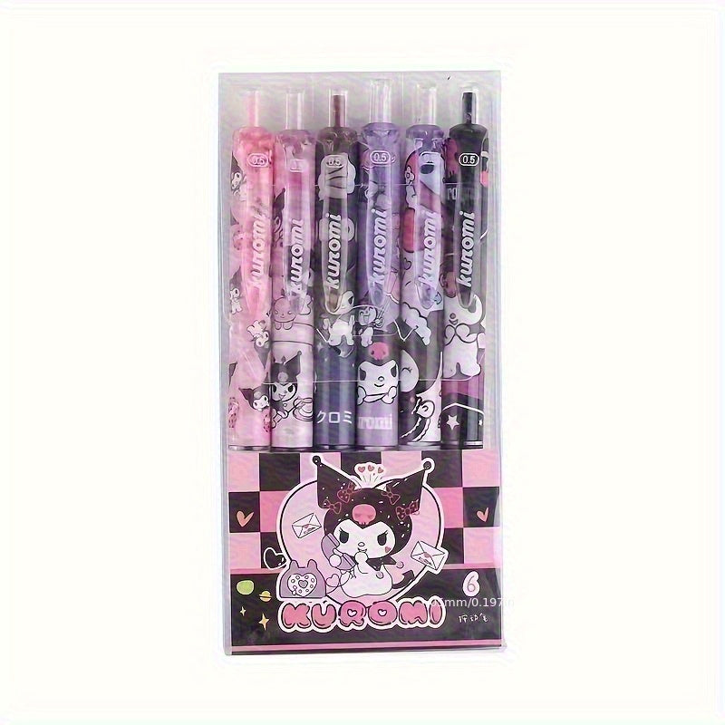 [Hello Kitty Gel Pen] Sanrio Hello Kitty Kurumi ST Quick-Drying Click Pen, Cartoon Gel Pen, Random Pattern