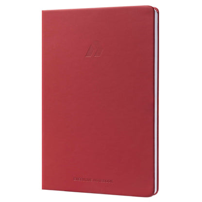Nextnoid Lined Notebook Journal for Men - 120 GSM Thick Paper - 160 Pages - A5 Hardcover Notebook for Work - Ideal for Writing, Journaling, and Note-Taking (Black)