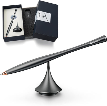 Metal Gravity Spinner Pen, Desk Fidget Pen for Men, Black