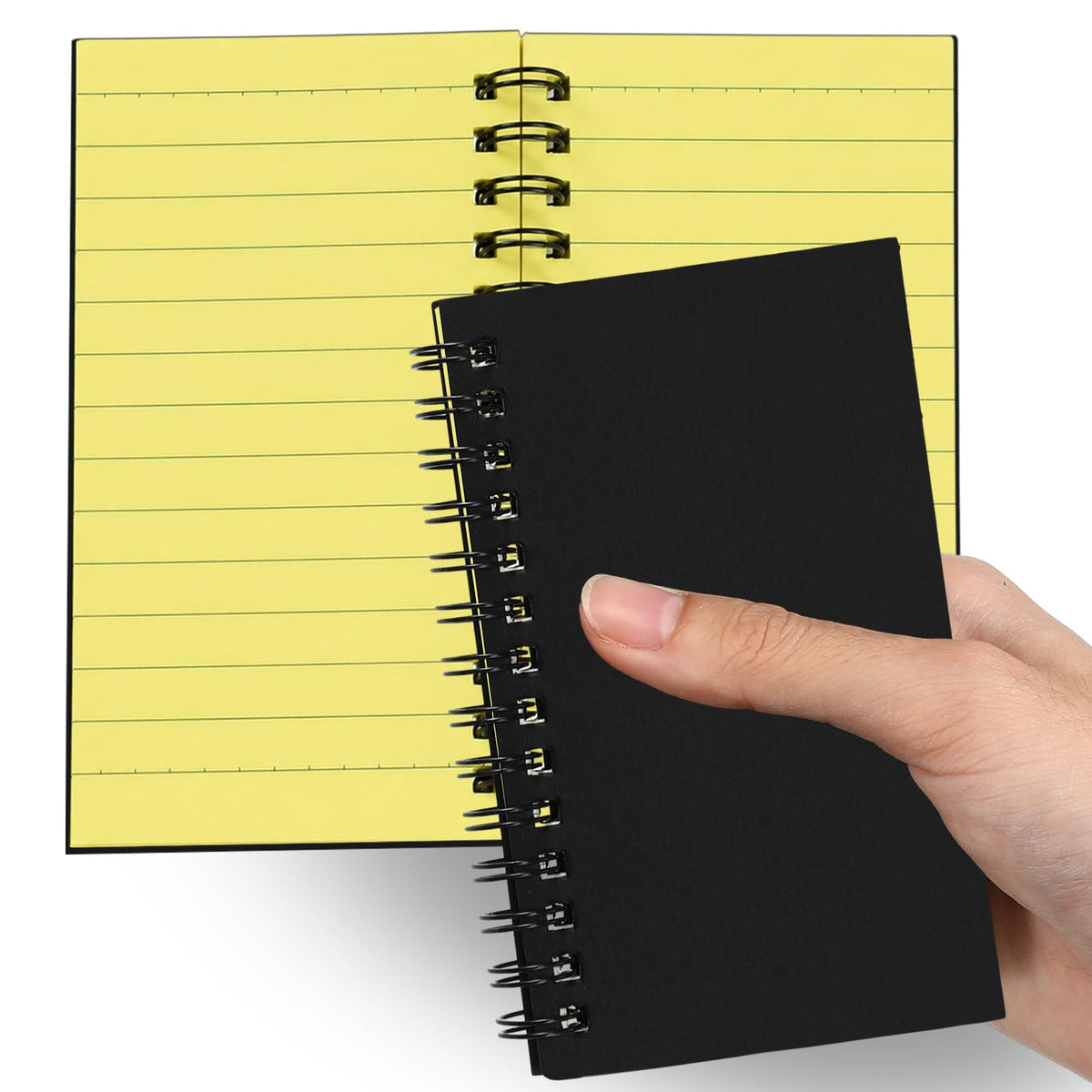 Jutom 18 Pcs Small Spiral Notebook Memo Pad 3x5, Orange