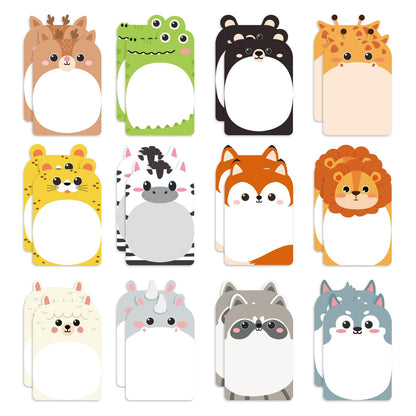 BESARME 24 Pcs Mini Notebooks for Kids Cute Animal Small Pocket Notepads