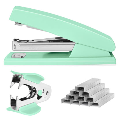 Stapler 25 Sheet Capacity with 1000 Staples and Staple Remover, Black