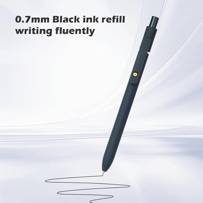 Ddaowanx Gel Pens,6 Pcs 0.7mm Retractable Quick Dry Black Ink Pens