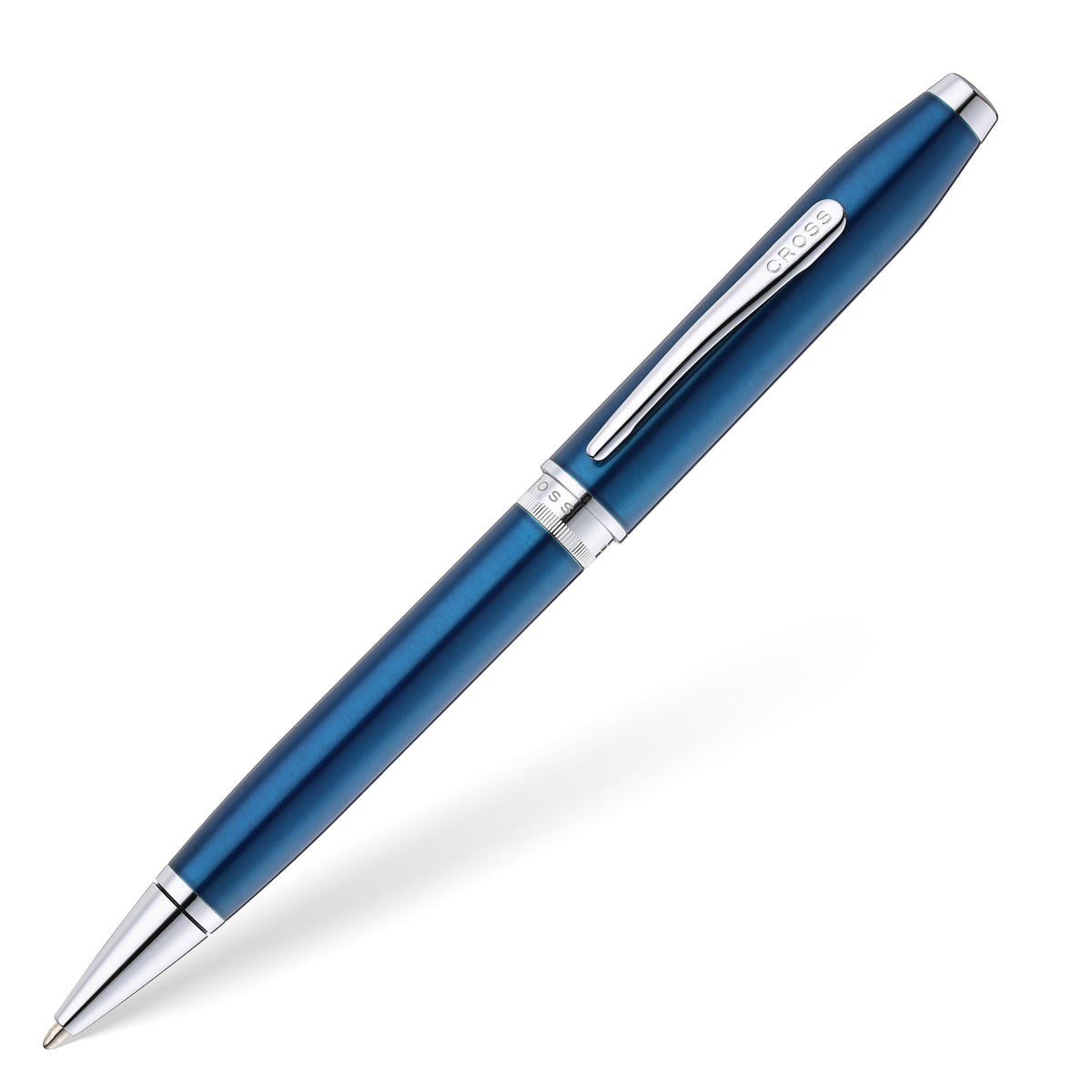 Cross Coventry Blue Lacquer Ballpoint Pen, Medium Point, Black Ink