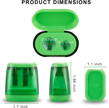 Sonuimy Pencil Sharpeners, 4 Pcs Pencil Sharpeners Manual