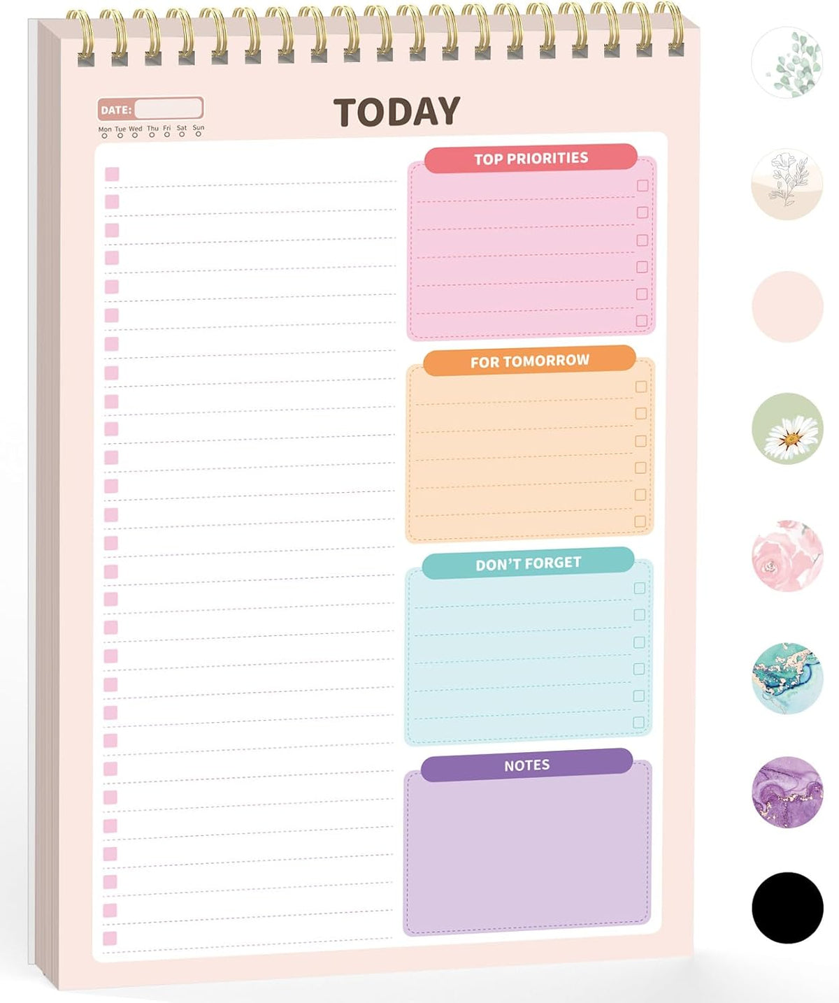 Forvencer To Do List Notepad (6.5 x9.8), To Do List Notebook for Work