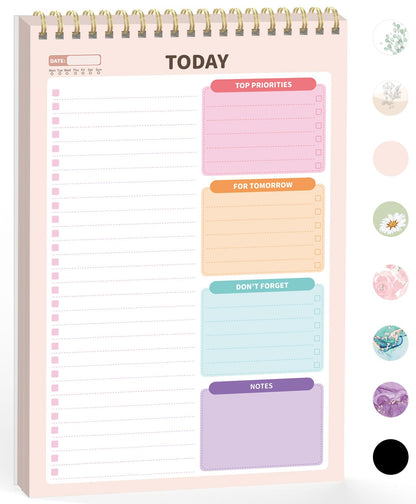 Forvencer To Do List Notepad (6.5 x9.8), To Do List Notebook for Work