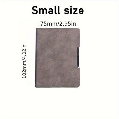 6 Colors, A7 Pocket Notebook Small Notebook for Office Use, Small Fresh Portable Notebook with Soft Cover, Mini Notebook