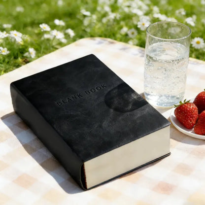 Minimalist 760 Page Blank Notebook - A5 Size, Suitable For Sketching And Doodling, Made Of Artificial Leather, Soft Cover, Ideal For College Students And Adults, Christmas Gifts
