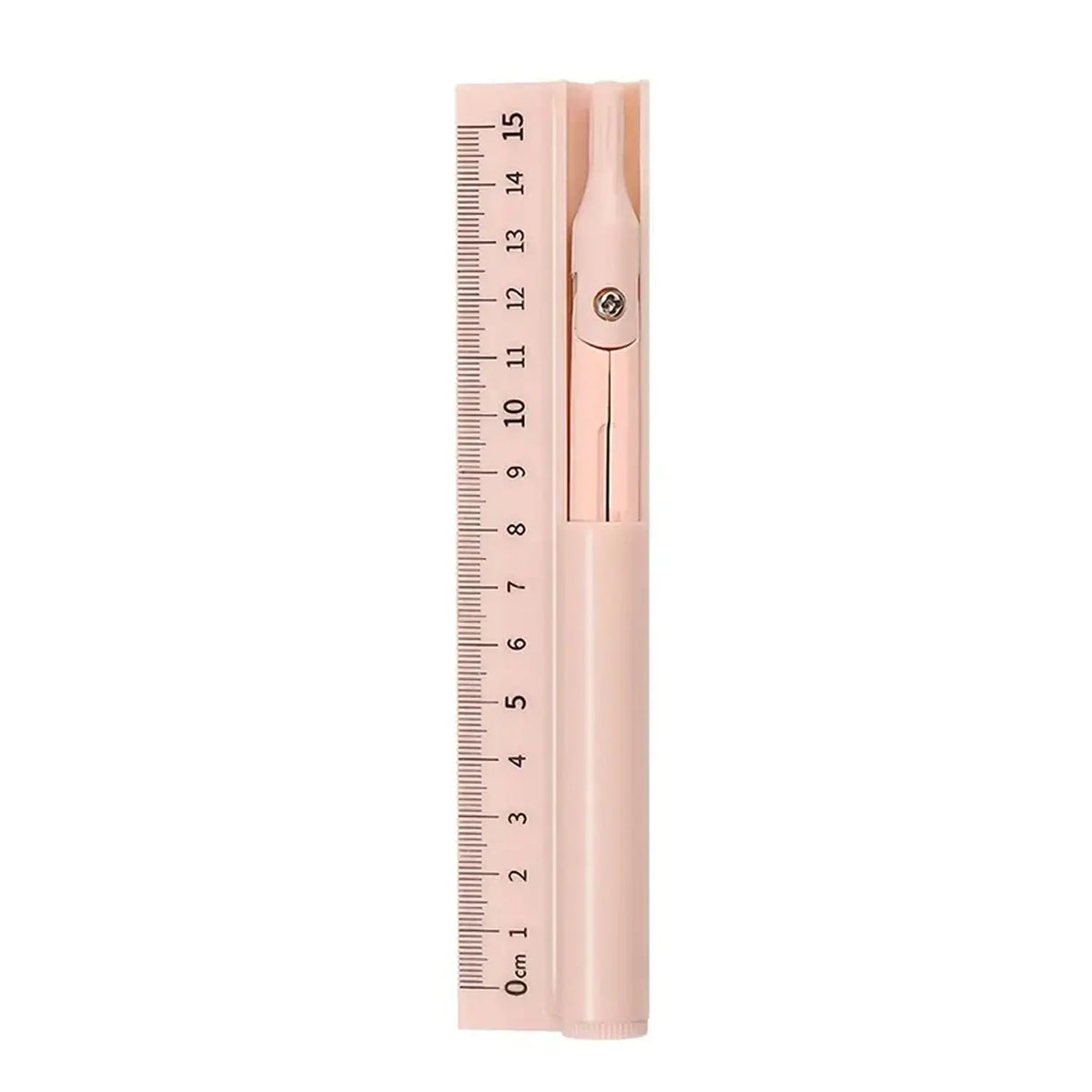 1 multi-functional PVC compass, ruler and pencil - a 3-in-1 measurement and drawing tool, Measuring Instrument suitable for elementary school students, applicable to school, home and office