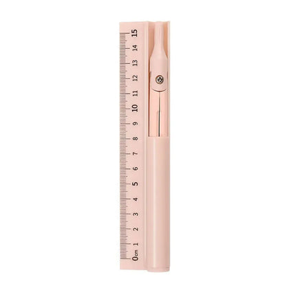 1 multi-functional PVC compass, ruler and pencil - a 3-in-1 measurement and drawing tool, Measuring Instrument suitable for elementary school students, applicable to school, home and office