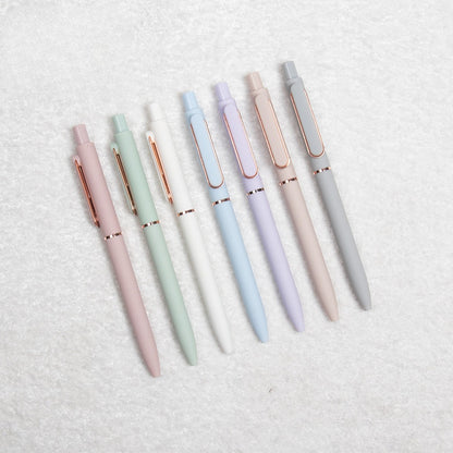 New Stylish Push-Button Gel Pens in Morandi Candy Colors, Heavy Feel Signature Pens for Advertising