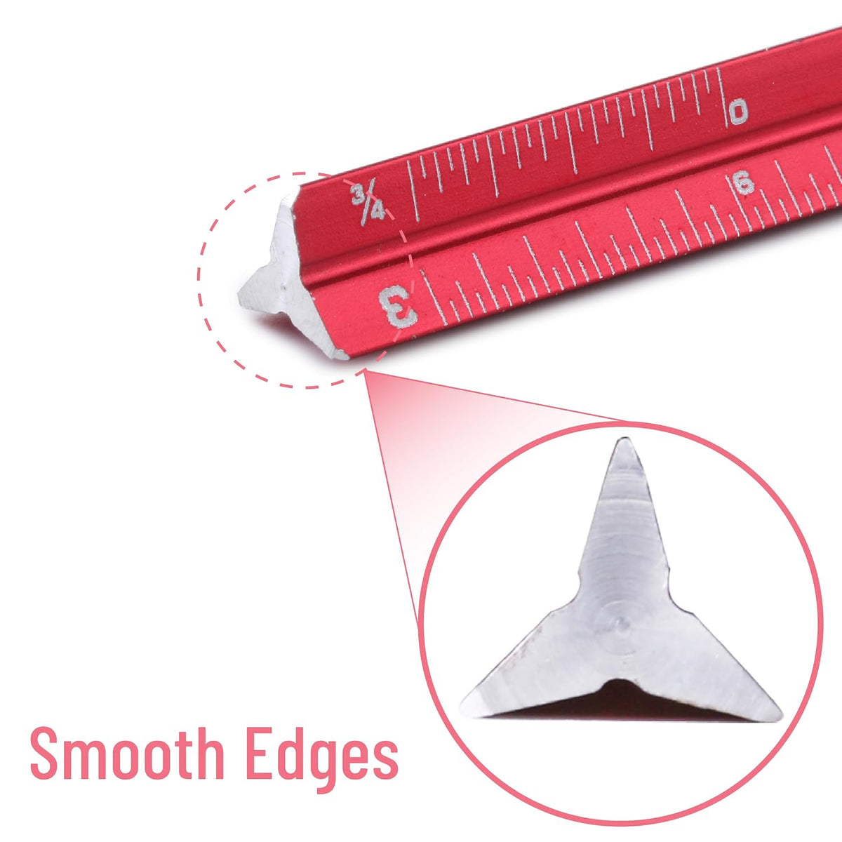 Mr. Pen- 6 Inch Pocket Size Ruler, 2 Pack, Small Architectural Scale