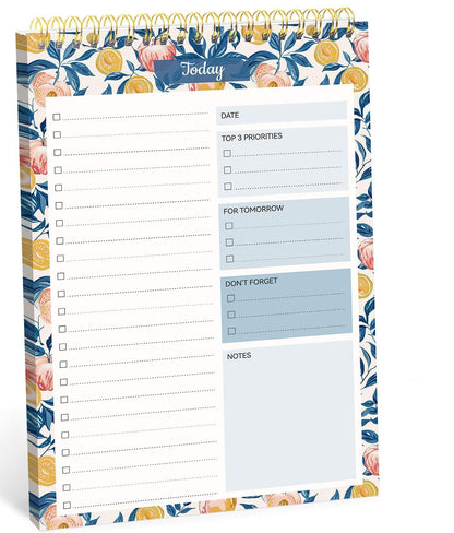 Taja To Do List Notepad, Undated Daily Planner for Work and Goal Setting
