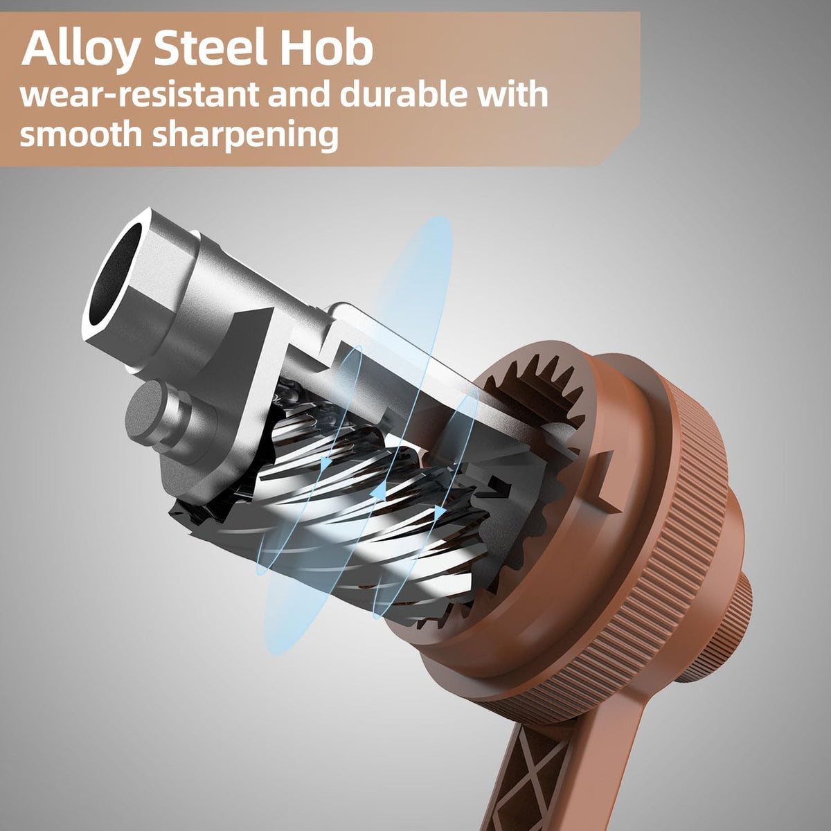 Deli Manual Pencil Sharpene, Brown