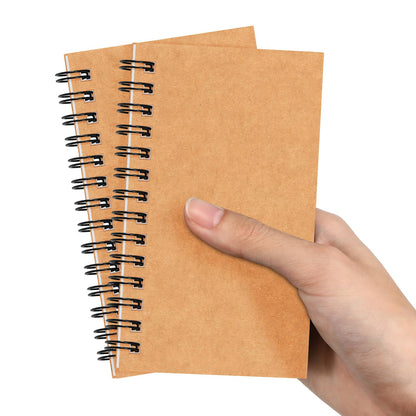 Jutom 18 Pcs Small Spiral Notebook Memo Pad 3x5, Orange
