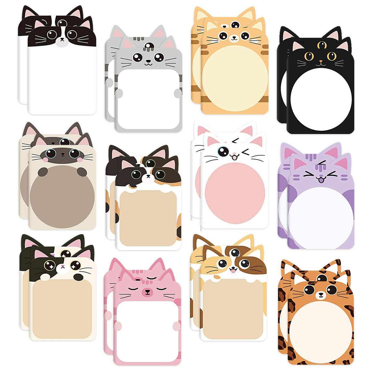 BESARME 24 Pcs Mini Notebooks for Kids Cute Animal Small Pocket Notepads
