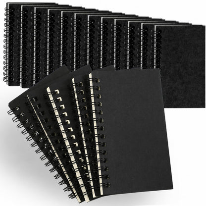 Jutom 18 Pcs Small Spiral Notebook Memo Pad 3x5, Orange
