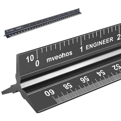 Architectural Scale Ruler, Imperial Measurements 12''