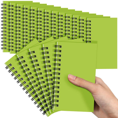 Jutom 18 Pcs Small Spiral Notebook Memo Pad 3x5, Orange