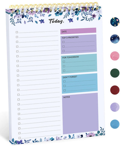 Taja To Do List Notepad, Undated Daily Planner for Work and Goal Setting