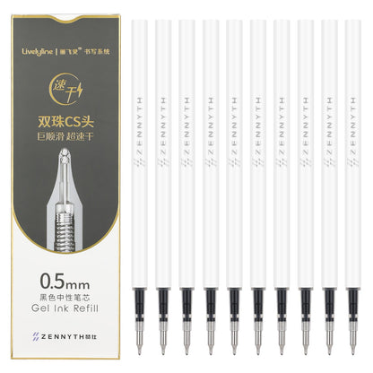 Ddaowanx Gel Pens,6 Pcs 0.7mm Retractable Quick Dry Black Ink Pens