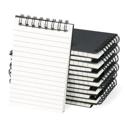 12 Pack 3x5" Mini Notebook, Small Spiral College Ruled Notepad for School