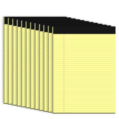 Legal Pads 8.5 x 11 Notepad, 2 Pack White Note Pads 8.5'' x 11'' for Work