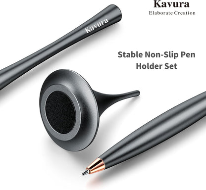 Metal Gravity Spinner Pen, Desk Fidget Pen for Men, Black