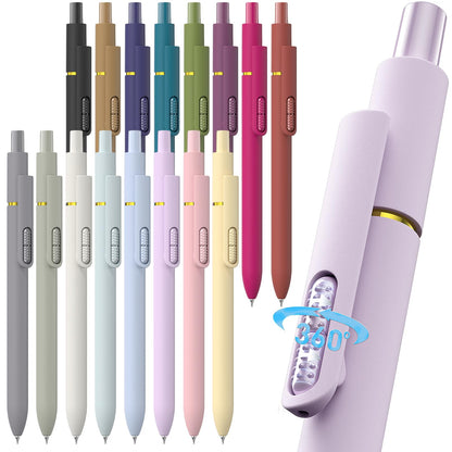 Hiacry 8 Pack Gel Pens, Quick-Drying Black Ink, 0.7mm Fine Point Fidget Pen