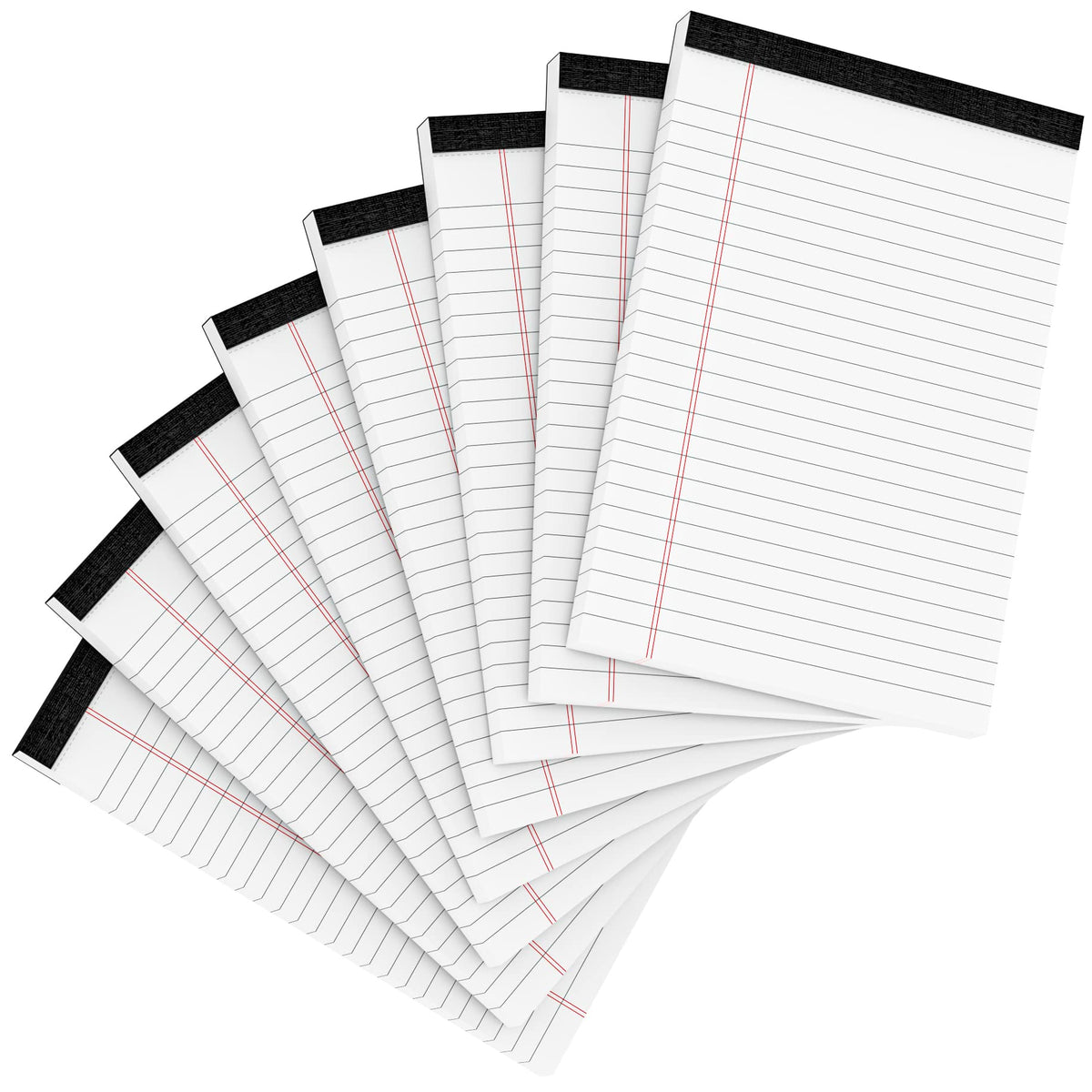 12 Pack Note Pads 5x8 Small Legal Pads White Notepads 5x8 Inch Paper Pads