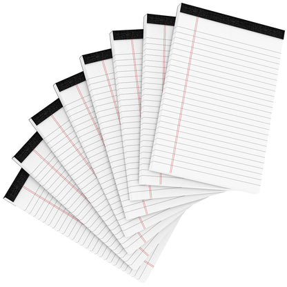 12 Pack Note Pads 5x8 Small Legal Pads White Notepads 5x8 Inch Paper Pads