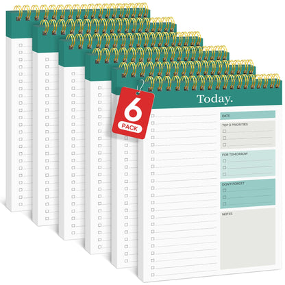 Taja To Do List Notepad, Undated Daily Planner for Work and Goal Setting