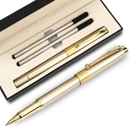 YIVONKA Ballpoint Pen Black Refill,Luxury Ballpoint Line width 0.5mm,Best Ball Pen Gift Set for Men & Women Professional Executive,Office,Nice BallPens Classy Gift Box (Blue)