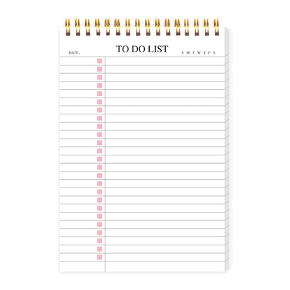 To Do List Notepad 3 Pack, Undated Daily Planner Notepad, A5 (5.5" x 8.3")