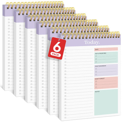 Taja To Do List Notepad, Undated Daily Planner for Work and Goal Setting