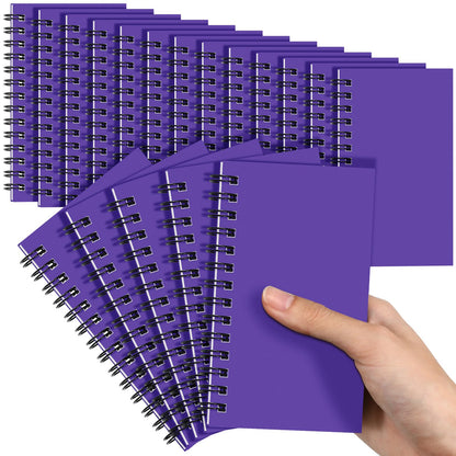 Jutom 18 Pcs Small Spiral Notebook Memo Pad 3x5, Orange